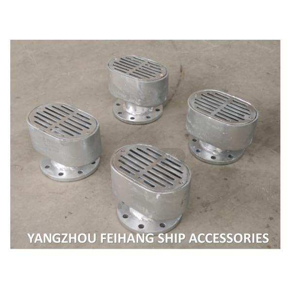 Quality TBS150 Cb/T3885-2004 Oval Hot Dip Galvanized Deck Leakage Port / Marine Hot Dip Galvanized Oval Deck Leakage Port wholesale