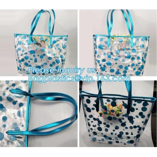 Customized PP/PVC/PETclear plastic gift bag, Reusable Single bottle wine bag Pvc wine bottle gift bag, plastic transpare