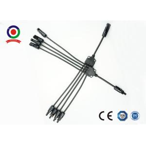 Solar Panel Roof Mounting Multi Branch Connector PPO Resistance Material Shell