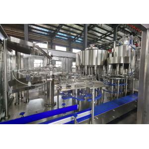 Schneider PLC Round Water Soda Plastic Bottle Filling Machine Automatic