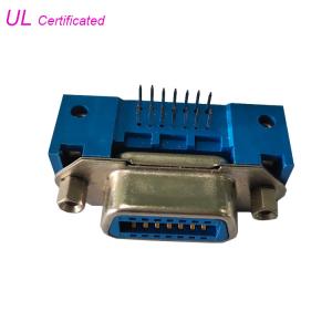 China Centronic 50 36 24 14 Pin Right Angle PCB Female Champ Connector With Screw Thread on sale