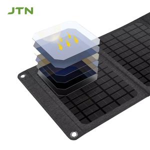 Foldable Design Solar Panel Charger 24W/30W For Laptop And Phone Outdoor Camping