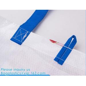 Custom Huge Luggage PP Woven Bag With Zipper Lock,PP Woven Shopping Bag,Factory