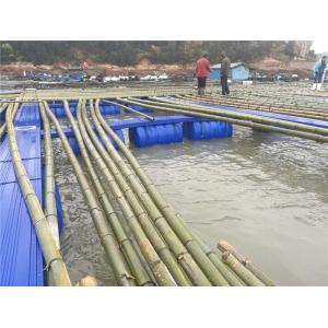 Hydraulic Power Source Floating Pontoon Fish Farming Cage with 6m Depth 12 Grade