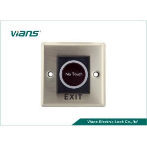 Stainless Steel Push Button Door Release Button Switch For Access Control System