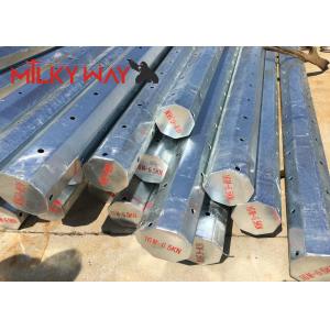 15M Customized Galvanized Steel Power Pole for Power Transmission Poles with and