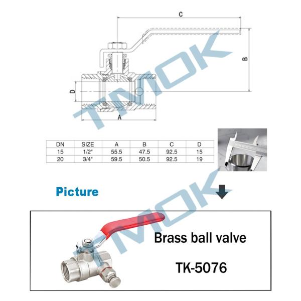 chrome plated sand blasting ppr connector pneumatic brass air ball vavle