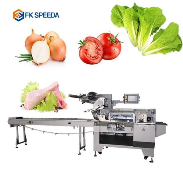 Packaging with FK-Z602 Automatic Flow Bag Pillow Type Swiss Roll Cake Packing