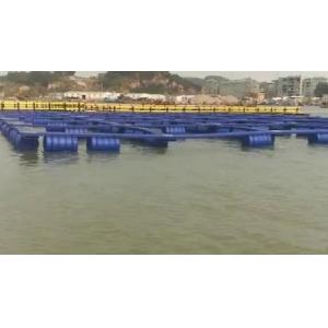 Hydraulic Power Source Floating Pontoon Fish Farming Cage with 6m Depth 12 Grade