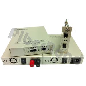 China DWDM / CWDM 10G Media Converter Copper To Fiber , RJ45 To SFP+ on sale