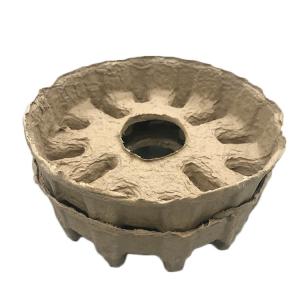 Brown Recycled Compostable Paper Packaging Antistatic For Bell Holder