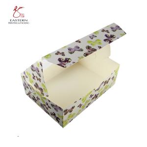 Custom Printed Single Cake Packaging Boxes , Cardboard Pastry Boxes With Clear