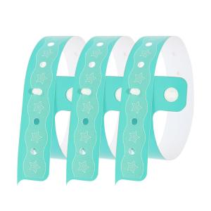 Elastic PVC Wrist Band , Customized Soft Printed Vinyl Wristbands