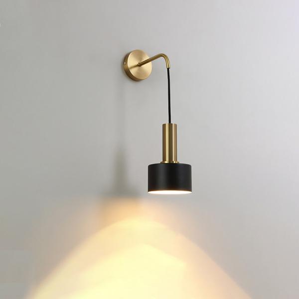 Modern Adjustable Bedside Lamp Wall Lamp Black Gold Luxury Nordic Up Down