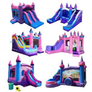 8-13 Years Age Range Kids Castle Party Moonwalk Inflatable Bounce House with