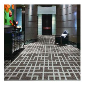 China Custom Design Banquet Hall Woven Axminster Carpet With CRI And CE on sale