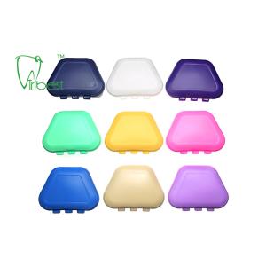 Disposable PP Dental Teeth Retainer Case Box With Hole
