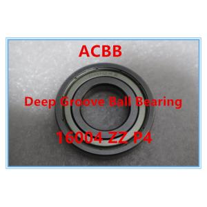 China 16004 ZZ ZV3 C0 P4 High Precision And Low Noise Deep Groove Ball Bearing on sale