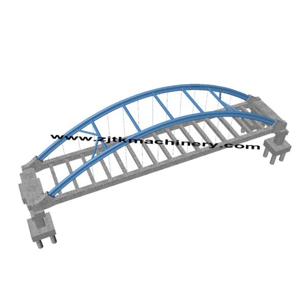 Steel Arch bridge , Steel Concrete Bidge , 30m ~180m, Heavy loading