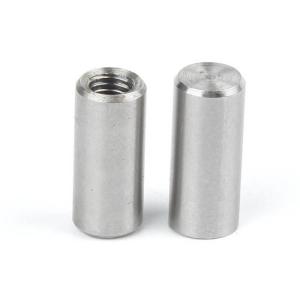 China Stainless Steel SUPER DUPLEX SS  2205 2507 904L Internal Thread Round Parallel Dowel Pin on sale
