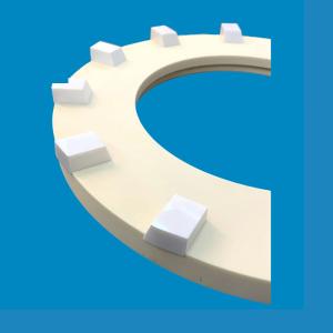 China High Hardness Sintered Alumina Ceramics Al203 Parts Conductive Raw Materials on sale