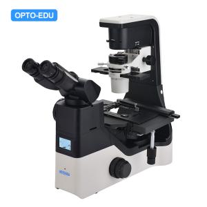 Cheap OPTO EDU A14.1065 Tilting Inverted Phase Contrast Microscope for sale