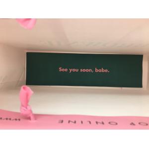 Foldable Recyclable Custom Printed Paper Bags With Handles 410x530x120 Mm