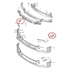For Bentley Flying Spur 2020 Auto Parts Front Left & Right Bracket OEM 3SE807571