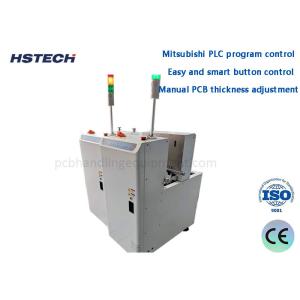Manual PCB Thickness Adjustment SMEMA Mitsubishi PLC PCB Board Loader