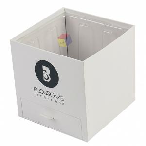 Lightweight Flower Packaging Box Cardboard Flower Box With Chocolate Drawer