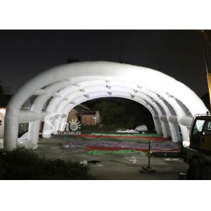 20x15m white giant inflatable stage tent with removable top cover and windows