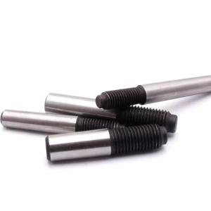 China 8mm Carbon Steel Hardware Pins With Thread End  Zinc Plated Zn Grade Class 4.8 8.8 on sale