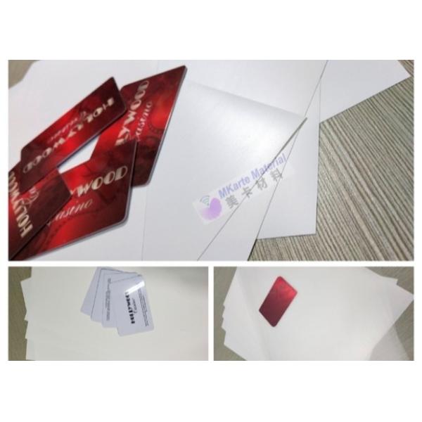 Quality Thin Hard White PETG Plastic Card Core Sheet For PETG Card Body Production wholesale
