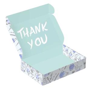 Custom Order Green Shipping Corrugated Gift Packaging Mailer Boxes for Small