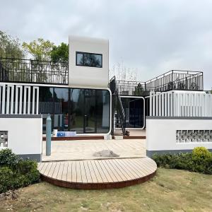 Modern Luxury Mobile Home Steel Container Villa for Leisure or Office Use