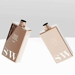 Square Cosmetic PET Bottle Seal Empty Cosmetic Spray Bottles