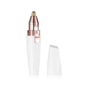 2 In 1 Eyebrow Trimmer Facial Hair Removal Rechargeable Razor Tool With LED