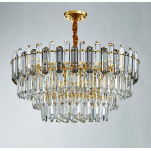 Creative Led Chandelier For Live Room Luxury Crystal Lamp gold light fixtures(WH