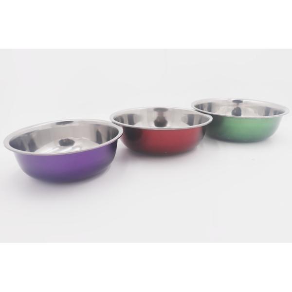 3pcs Cookware set different size stainless steel mixing bowl stainless steel