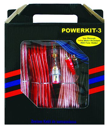 OEM 4GA Car Audio Amplifier Wire Power Cable Kit With Colour Box