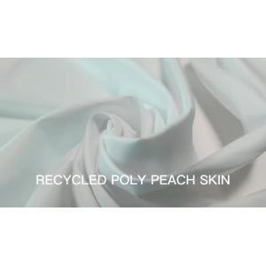 Cheap Factory Direct Sale Ocean Recycled Poly Peach Skin Recycle Fabric for sale