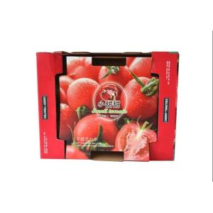 Custom Wholesale Recycle Material Tomato Packing Boxes Fruit Corrugated Boxes