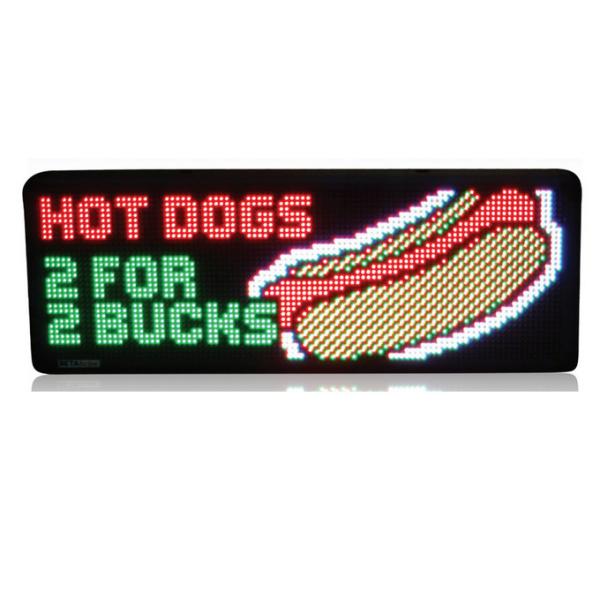 Outdoor led moving message display 10mm Pixel pitch 1R1G1B Configurations