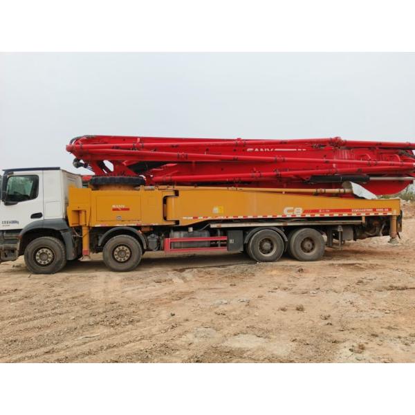 Structure Cylinder Type Used 20 Years Old 56m Concrete Pump Truck to Stock