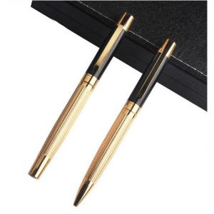 Cheap Luxurious Metal Roller pen set in golden color for sale