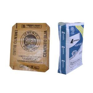 Cheap Matt / Gloss laminated woven sacks With Block Bottom 50Kg Resealable for sale