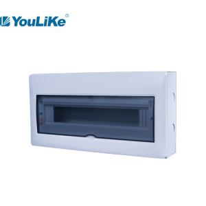 Cheap CCC Approval 18 Way Distribution Board , MCB Panel Board Box With Transparent Window for sale