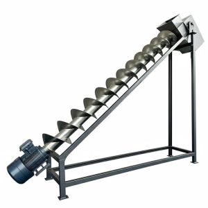 Custom Design Screw Auger Feeder with Variable Frequency Drive and Deep Screw