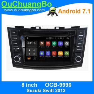 China Ouchuangbo car dvd stereo android 7.1 for Suzuki swift with GPS navigation Bluetooth music steering wheel control on sale