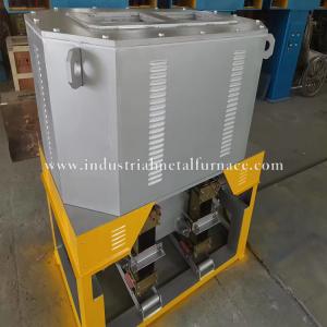 Cheap 200KW Two Bath Induction Copper Melting Furnace For Gravity Casting 500kg / H for sale